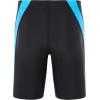 imageRoadbox Boys Swim Jammers Quick Dry Youth Competitive Swimsuit UPF 50 Bathing Kids Athletic Compression Swimming ShortsBlackBlue