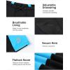 imageRoadbox Boys Swim Jammers Quick Dry Youth Competitive Swimsuit UPF 50 Bathing Kids Athletic Compression Swimming ShortsBlackBlue
