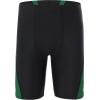imageRoadbox Boys Swim Jammers Quick Dry Youth Competitive Swimsuit UPF 50 Bathing Kids Athletic Compression Swimming ShortsBlackGreen