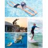 imageRoadbox Boys Swim Jammers Quick Dry Youth Competitive Swimsuit UPF 50 Bathing Kids Athletic Compression Swimming ShortsBlackLack Green