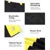 imageRoadbox Boys Swim Jammers Quick Dry Youth Competitive Swimsuit UPF 50 Bathing Kids Athletic Compression Swimming ShortsBlackLight Yellow