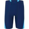 imageRoadbox Boys Swim Jammers Quick Dry Youth Competitive Swimsuit UPF 50 Bathing Kids Athletic Compression Swimming ShortsDark BlueBlue