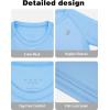 imageRoadbox Boys UPF 50 Rash Guard Swim Shirt Kids Long Sleeve Sun Protection Shirts Youth UV Athletic Beach Rashguard2 Pack Light Bluemint Green