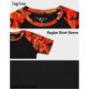 imageRoadbox Boys UPF 50 Rash Guard Swim Shirt Short Sleeve Water Surf Fishing Sun Shirts Kids Youth UV Protection RashguardBlack