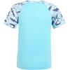 imageRoadbox Boys UPF 50 Rash Guard Swim Shirt Short Sleeve Water Surf Fishing Sun Shirts Kids Youth UV Protection RashguardBlue