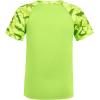 imageRoadbox Boys UPF 50 Rash Guard Swim Shirt Short Sleeve Water Surf Fishing Sun Shirts Kids Youth UV Protection RashguardLime Green