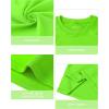 imageRoadbox Boys Youth Compression Shirts  Long Sleeve Athletic Undershirt Kids Quick Dry Base Layers for Baseball Soccer1packfluorescent Green