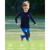 imageRoadbox Boys Youth Compression Shirts  Long Sleeve Athletic Undershirt Kids Quick Dry Base Layers for Baseball Soccer1packnavy Blue