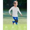 imageRoadbox Boys Youth Compression Shirts  Long Sleeve Athletic Undershirt Kids Quick Dry Base Layers for Baseball Soccer1packwhite