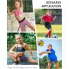 imageRoadbox Girls Volleyball Shorts 4 Kids Athletic Spandex Biker Youth Compression Shorts with Pockets for Dance GymnasticsBlackblack