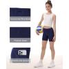 imageRoadbox Girls Volleyball Spandex Shorts 5quot Youth Bike Athletic Compression Shorts for Gymnastics Dance Yoga with PocketsNavy Blue