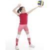imageRoadbox Girls Volleyball Spandex Shorts Youth Biker Shorts with Pockets Athletic Compression Short for Yoga Gymnastics Dance1packpink