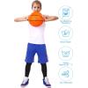 imageRoadbox Kids Long Leg Sleeve 2 Pairs NonSlip Protection Knee Compression Leg Sleeves for Youth Boy Girl Basketball FootballWhiteblue
