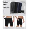 imageRoadbox Mens Compression Shorts with Pocket 12 Pack Spandex Running Athletic Workout Performance Underwear Quick Dry2 Pack Black  Space Ash