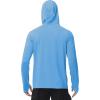 imageRoadbox Mens Long Sleeve Sun Shirts 2 Pack UPF 50 UV Protection Hoodie Shirt for Fishing Hiking Running Workout Swim2 Pack Light Gray Bluegray