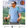 imageRoadbox Mens Rash Guard Short Sleeve UPF 50 UV Sun Protection Water TShirts Cool Dry Swim Shirts for Surf Beach FishingBlue