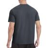 imageRoadbox Mens Rash Guard Short Sleeve UPF 50 UV Sun Protection Water TShirts Cool Dry Swim Shirts for Surf Beach FishingDark Gray