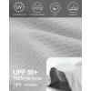 imageRoadbox Mens Rash Guard Short Sleeve UPF 50 UV Sun Protection Water TShirts Cool Dry Swim Shirts for Surf Beach FishingLight Gray