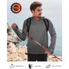 imageRoadbox Mens UPF 50 Fishing Shirts Long Sleeve UV Sun Hoodie Hiking Running Swim Athletic Workout ShirtA02deep Flower Gray