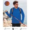 imageRoadbox Mens UPF 50 Fishing Shirts Long Sleeve UV Sun Hoodie Hiking Running Swim Athletic Workout ShirtA02flower Grey Royal Blue
