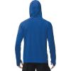 imageRoadbox Mens UPF 50 Fishing Shirts Long Sleeve UV Sun Hoodie Hiking Running Swim Athletic Workout ShirtA02flower Grey Royal Blue