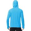 imageRoadbox Mens UPF 50 Fishing Shirts Long Sleeve UV Sun Hoodie Hiking Running Swim Athletic Workout ShirtA02flower Grey Sky Blue