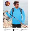 imageRoadbox Mens UPF 50 Fishing Shirts Long Sleeve UV Sun Hoodie Hiking Running Swim Athletic Workout ShirtA02flower Grey Sky Blue
