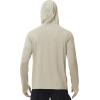 imageRoadbox Mens UPF 50 Fishing Shirts Long Sleeve UV Sun Hoodie Hiking Running Swim Athletic Workout ShirtA02gray Khaki