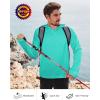 imageRoadbox Mens UPF 50 Fishing Shirts Long Sleeve UV Sun Hoodie Hiking Running Swim Athletic Workout ShirtA02light Gray Green