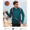imageRoadbox Mens UPF 50 Fishing Shirts Long Sleeve UV Sun Hoodie Hiking Running Swim Athletic Workout ShirtA02peacock Blue