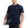 imageRoadbox Mens Workout Shirts Short Sleeve Quick Dry Athletic Running TShirt UPF 50 UV Sun Protection Sports Gym Tee TopsNavy Blue