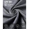 imageRoadbox Swim Shirts Short Sleeve for Men Sun Protection UPF 50 Fishing Rash Guard UV Gym Workout Shirt for Running OutdoorDark Flower Grey