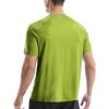 imageRoadbox Swim Shirts Short Sleeve for Men Sun Protection UPF 50 Fishing Rash Guard UV Gym Workout Shirt for Running OutdoorLime Green