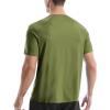 imageRoadbox Swim Shirts Short Sleeve for Men Sun Protection UPF 50 Fishing Rash Guard UV Gym Workout Shirt for Running OutdoorOlive Green