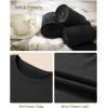 imageRoadbox Thermal Underwear for Women  Long Johns Fleece Lined Top ampamp Bottom Sets Skiing Base Layer Cold Weather WinterBalck Dark Gray