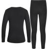 imageRoadbox Thermal Underwear for Women  Long Johns Fleece Lined Top ampamp Bottom Sets Skiing Base Layer Cold Weather WinterBalckbalck1