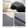 imageRoadbox Thermal Underwear for Women  Long Johns Fleece Lined Top ampamp Bottom Sets Skiing Base Layer Cold Weather WinterGray