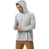 imageRoadbox UPF 50 Fishing Shirts for Men Long Sleeve UV Sun Protection Hoodie Outdoor Hiking Running Swimming Rash Guard2 Packblackgray