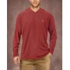 imageRoadbox UPF 50 Fishing Shirts for Men Long Sleeve UV Sun Protection Hoodie Outdoor Hiking Running Swimming Rash GuardNo Thumb Holebeet Red