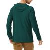 imageRoadbox UPF 50 Fishing Shirts for Men Long Sleeve UV Sun Protection Hoodie Outdoor Hiking Running Swimming Rash GuardNo Thumb Holeemerald Green