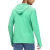 imageRoadbox UPF 50 Fishing Shirts for Men Long Sleeve UV Sun Protection Hoodie Outdoor Hiking Running Swimming Rash GuardThumb Holemint Green