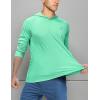 imageRoadbox UPF 50 Fishing Shirts for Men Long Sleeve UV Sun Protection Hoodie Outdoor Hiking Running Swimming Rash GuardThumb Holemint Green