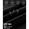 imageRoadbox UPF 50 Sun Shirts for Men UV Protection Long Sleeve Swim Shirt Lightweight Rash Guard for Fishing Hiking RunningCharcoal