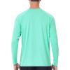 imageRoadbox UPF 50 Sun Shirts for Men UV Protection Long Sleeve Swim Shirt Lightweight Rash Guard for Fishing Hiking RunningGreen