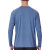 imageRoadbox UPF 50 Sun Shirts for Men UV Protection Long Sleeve Swim Shirt Lightweight Rash Guard for Fishing Hiking RunningNavy Blue