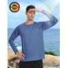 imageRoadbox UPF 50 Sun Shirts for Men UV Protection Long Sleeve Swim Shirt Lightweight Rash Guard for Fishing Hiking RunningNavy Blue