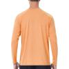 imageRoadbox UPF 50 Sun Shirts for Men UV Protection Long Sleeve Swim Shirt Lightweight Rash Guard for Fishing Hiking RunningOrange