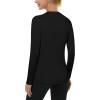 imageRoadbox Womens Long Sleeve UV Sun Shirts UPF 50 Workout Swim Rash Guard TopsLong Sleeve Black
