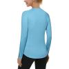 imageRoadbox Womens Long Sleeve UV Sun Shirts UPF 50 Workout Swim Rash Guard TopsLong Sleeve Blue
