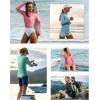 imageRoadbox Womens Long Sleeve UV Sun Shirts UPF 50 Workout Swim Rash Guard TopsLong Sleeve Gray
